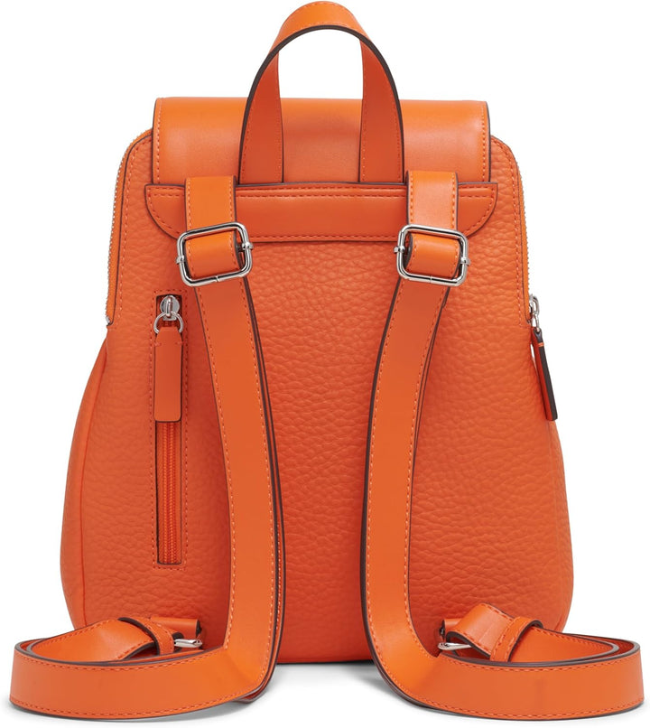 Calvin Klein Damen Elaine Bubble Lamb Novelty Key Item Flap Backpack Rucksack Mandarin, Mandarin