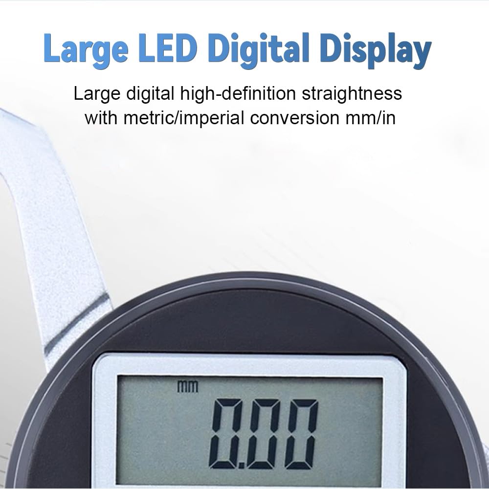 Digitales Dickenmessgerät, 200 mm/ 8 Zoll Digitaler Externer Messschieber Dickenmesser Elektronische