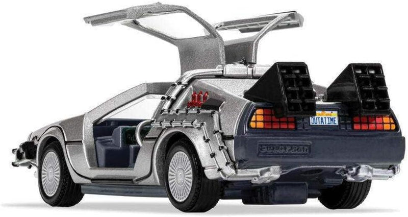 Back to the Future DeLorean und Doc-Brown-Figur