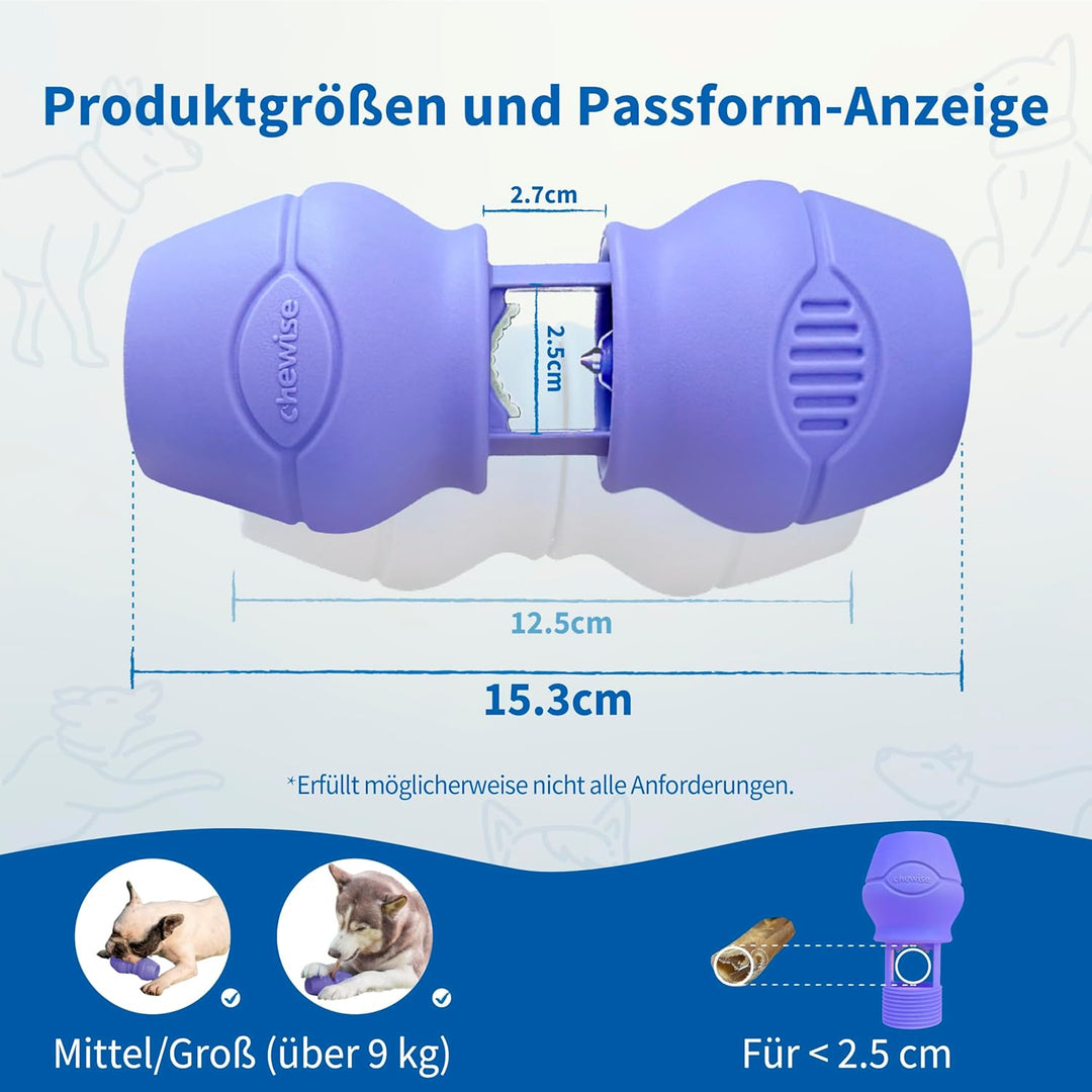 PetClan Chewise Bully Stick Halter – Ultimative Sicherheit & Robustes Design, BPA-frei, Verhindert E