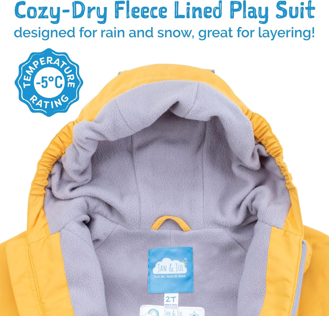 Jan & Jul Baby Toddler Puddle-Dry Rain-Suit, Waterproof and Breathable Cozy-Dry: Enchanted 3 Jahre,