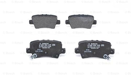 Bosch BP1121 Bremsbeläge - Hinterachse - ECE-R90 Zertifizierung - vier Bremsbeläge pro Set
