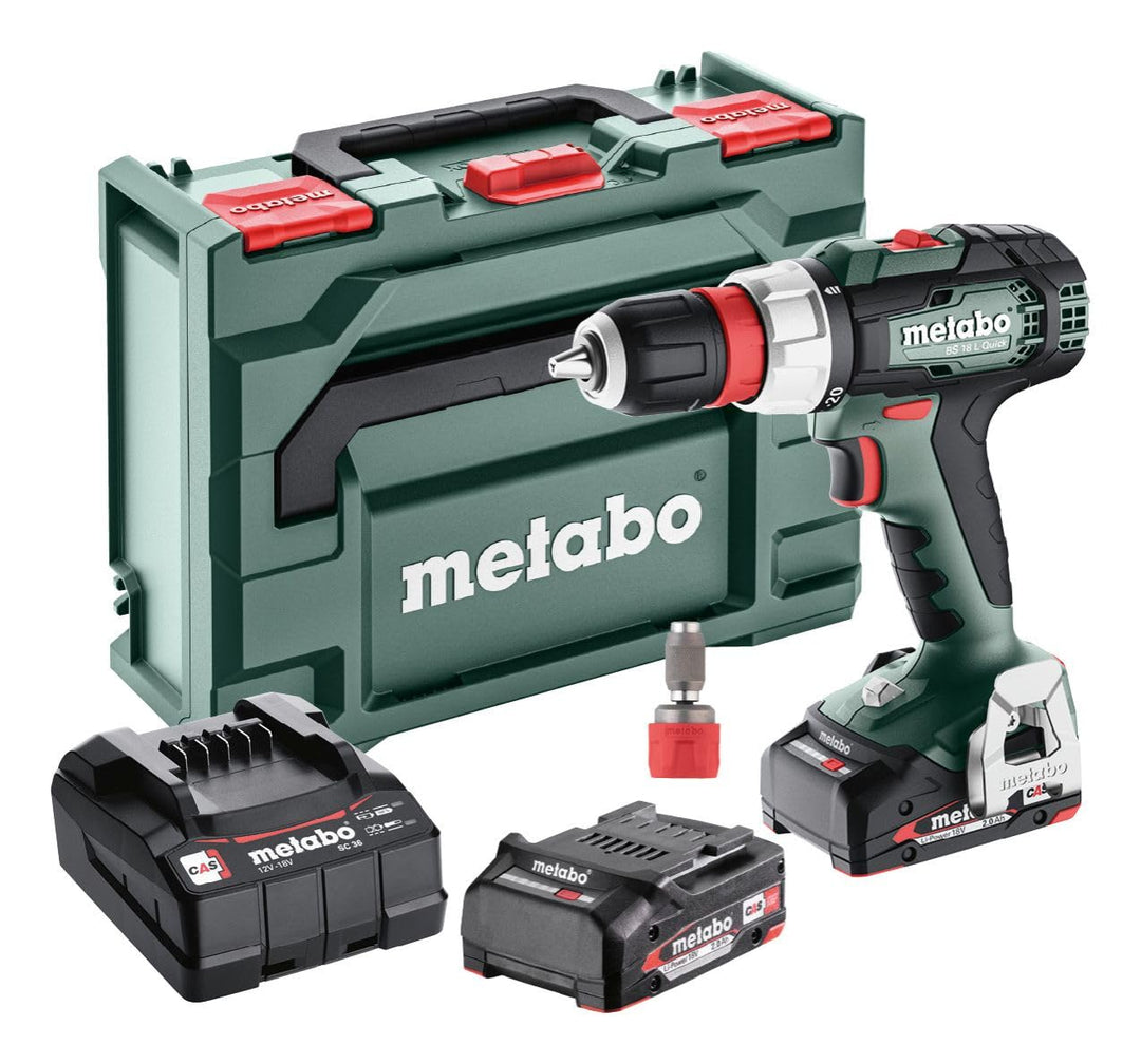 metabo Akku-Bohrschrauber BS 18 L Quick - 18V, 60Nm Drehmoment - Überlastschutz, kompakt & leistungs