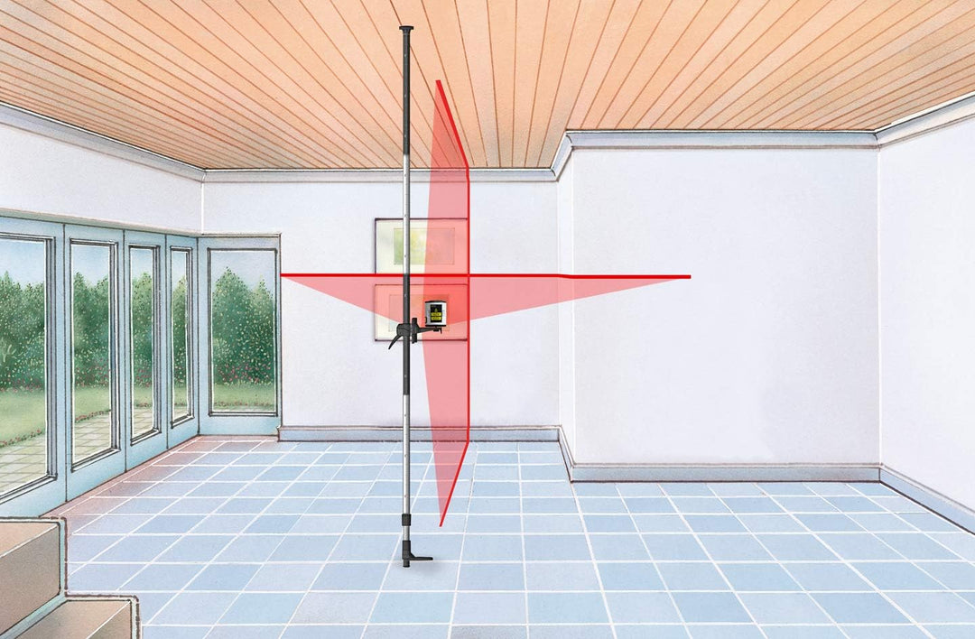 LASERLINER - TelePod Plus 330 cm - Teleskop-Befestigungsstock - 1/4 Zoll Befestigungshalterung - Rob