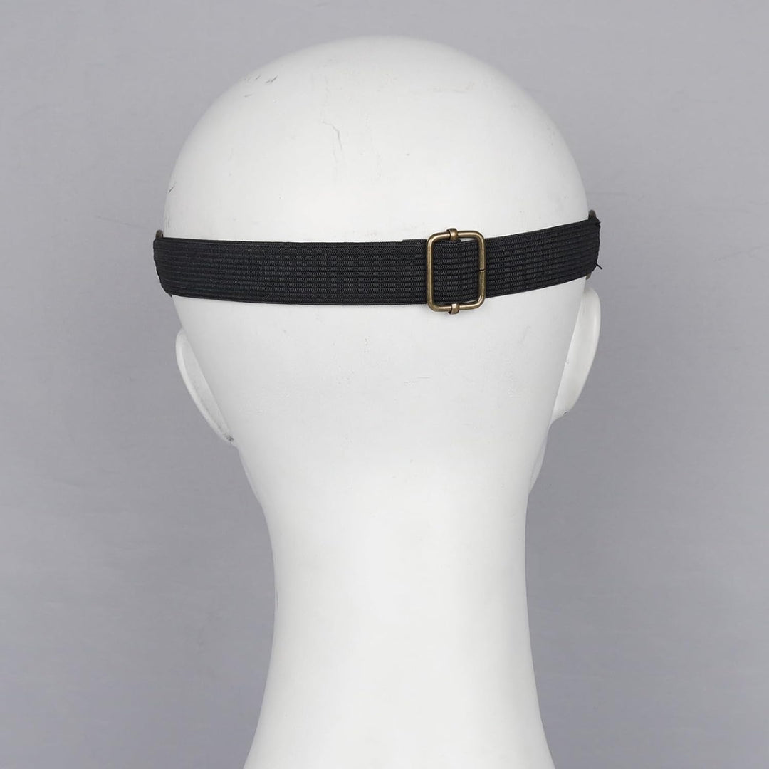 keland Wikinger Leder Stirnband Raben Totenkopf Stirnband Kopfschmuck Damen Herren Mittelalter Acces