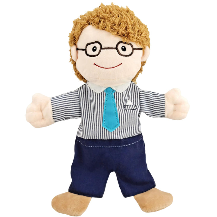 LOMTRATS Familien-Handpuppen für Kinder, inklusive Opa, Oma, Vater, Mutter, Tochter, Sohn, perfekt z