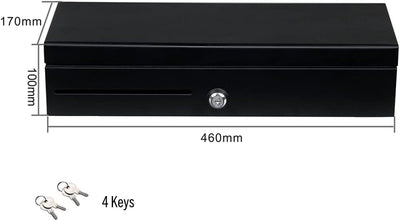 HONEY BEAR Registrierkasse Schublade 12V/24V Kassenschublade Kasse Kassenlade Geldlade für POS-Beleg
