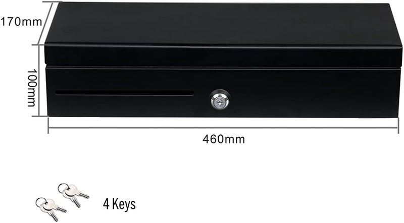 HONEY BEAR Registrierkasse Schublade 12V/24V Kassenschublade Kasse Kassenlade Geldlade für POS-Beleg