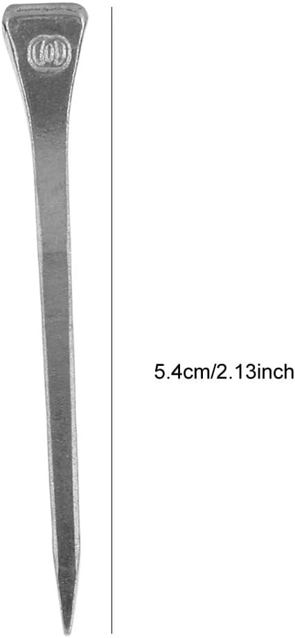 Nikou Hufeisennagel - 250PCS E6 hochfester Stahlhufzapfen Sicheres festes Werkzeugzubehör für Pferde