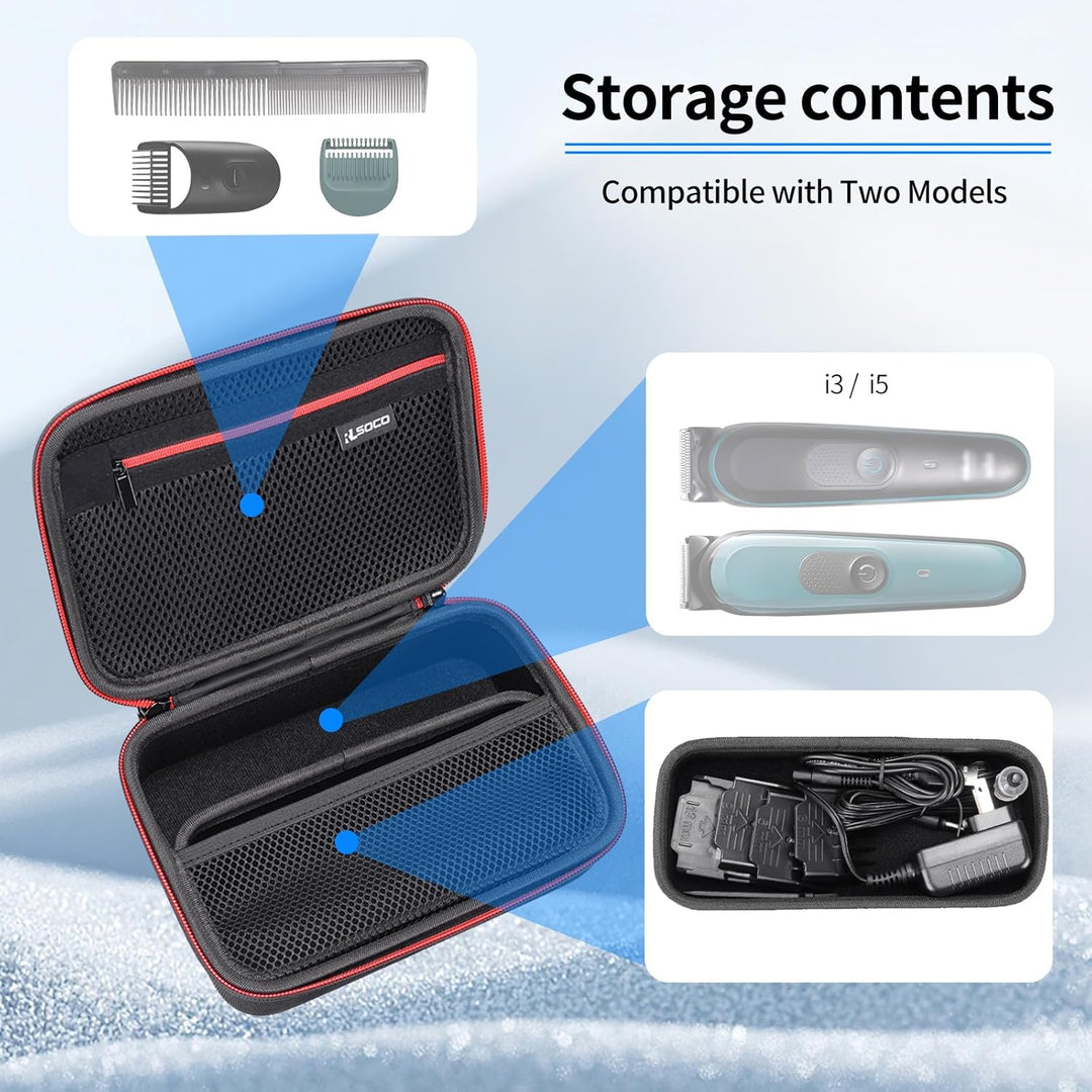 RLSOCO Tasche für Gillette Intimate Trimmer Herren i5 / I3 (Nur Tasche) I5 / I3 Trimmer Tasche, I5 /