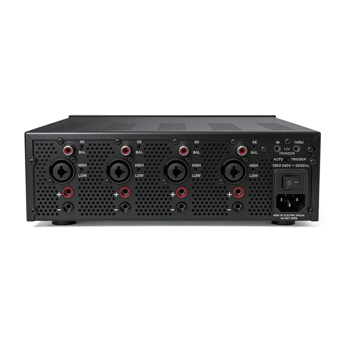 3eAudio PAM154 Multikanal-Endstufe – 4-Kanal Verstärker mit 150W pro Kanal, GaN-Netzteil, PFFB-Techn