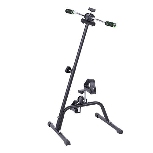 Wakects Doppel-Pedale für Arme und Beine, Mini-Heimtrainer für Übungen zu Hause, Heimtrainer für Arm