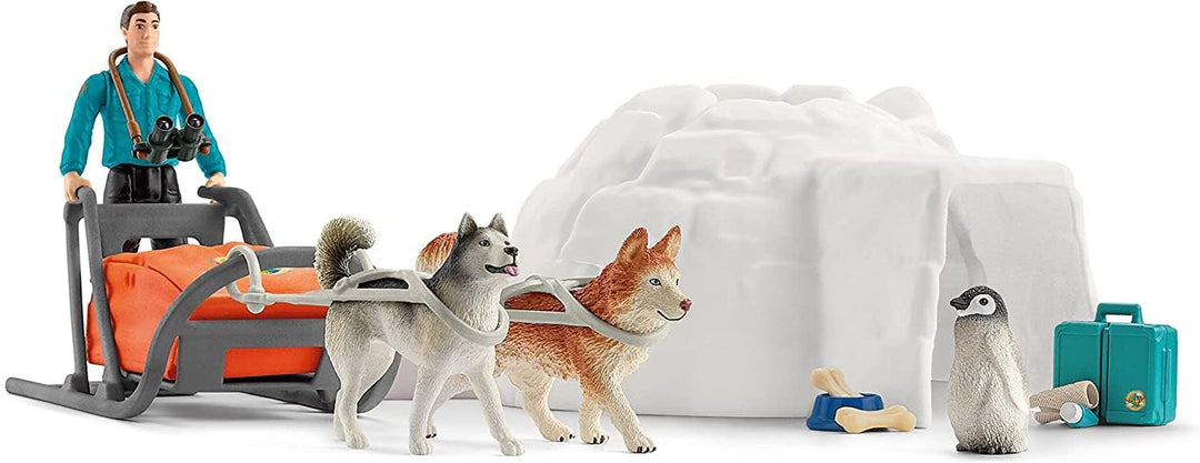 schleich 42624 Antarktis Expedition Nat Geo, für Kinder ab 3+ Jahren, WILD LIFE - Spielset Single, S