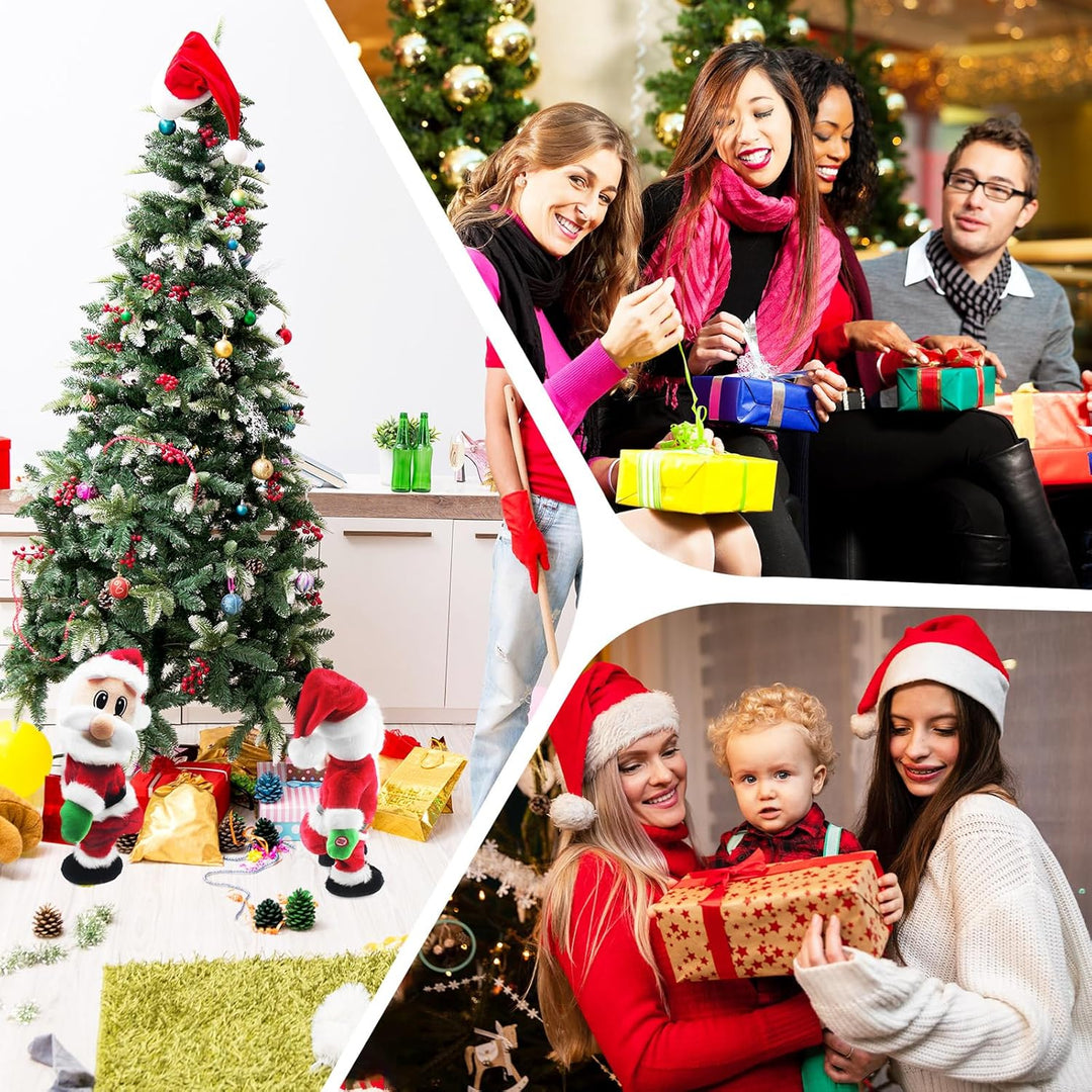 SdeNow Twerkender WeihnachtsmannHüftschüttelnder Tanzender Weihnachtsmann mit Musik singender und an