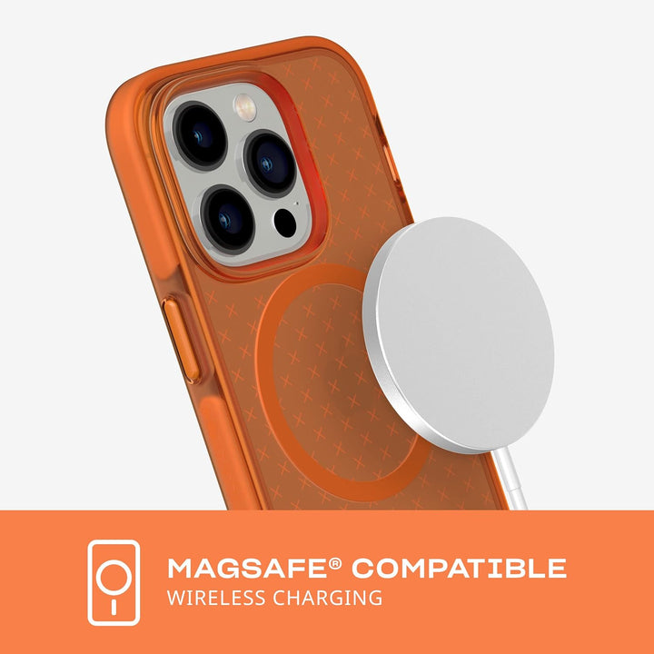 tech21 iPhone 14 Pro Evo Check Kompatibel mit MagSafe - Stossdämpfende & schlanke Schutzhülle mit 16