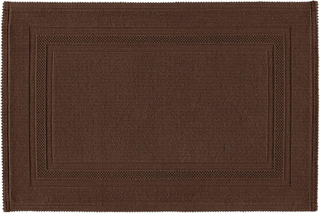 RHOMTUFT Badteppich Gala eckig 60 x 90 cm Farbe: Mocca Mocca - 406 60x90 cm, Mocca - 406 60x90 cm