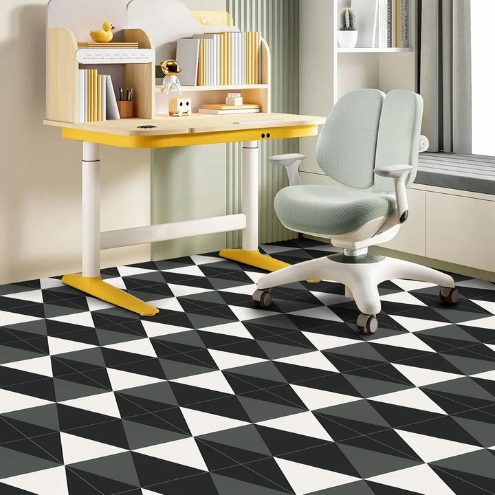 NUFLR PVC Bodenbelag Selbstklebend, Vinylboden Selbstklebend, Wasserfest Rutschfest Selbstklebende B