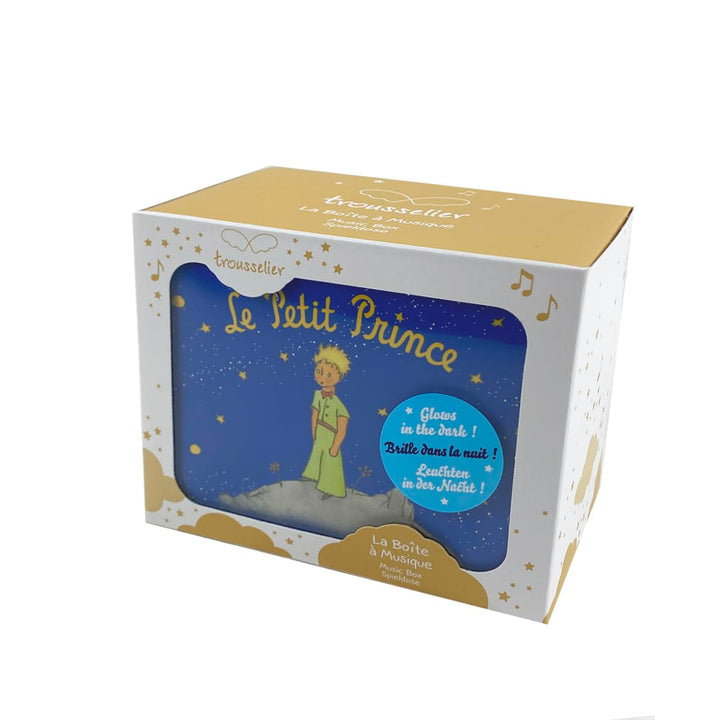 Trousselier 6291230 Schmuckkästchen für Kinder, Der kleine Prinz, Spieluhr mit Musik und tanzender F