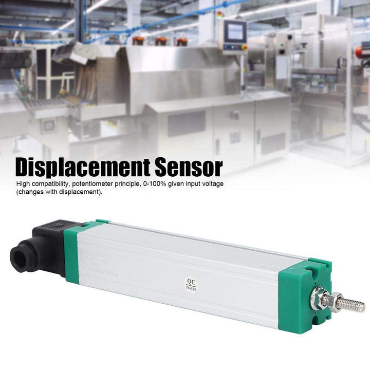 Walfront Elektronischer Lineal-Verschiebungssensor KTC-100 (1 x Wegsensor, Stecker, 3 Zubehör, 4 Sch