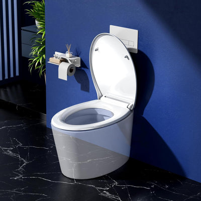 Rainsworth Nano Glaze Toilettendeckel Form O,Urea Formaldehyd Wc Sitz Mit Absenkautomatik,Ergonomisc