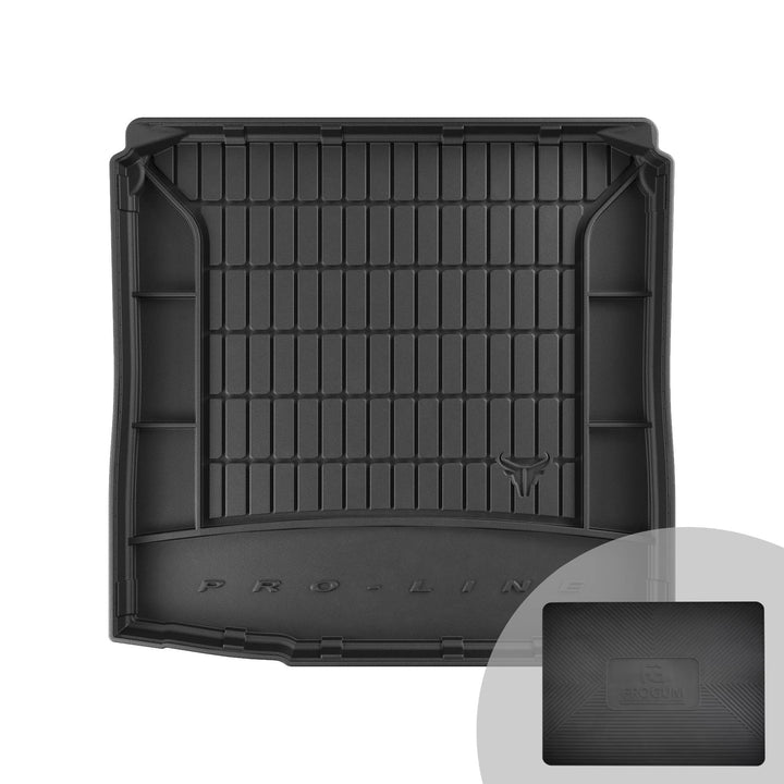 FROGUM ProLine 3D Gummimatte Exklusive Auto Kofferraummatte Kofferraumwanne für Skoda Fabia II 2006-