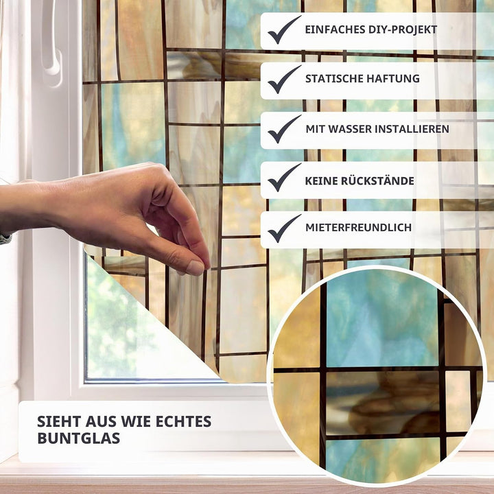 Artscape Fensterfolie "City Lights", Sichtschutzfolie, 61 x 92 cm