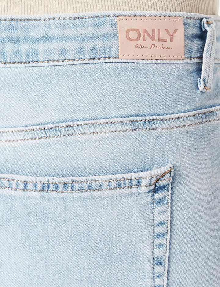 ONLY Damen Onlcoral Life Sl Sk Dnm Cro468 Jeans, Light Medium Blue Denim