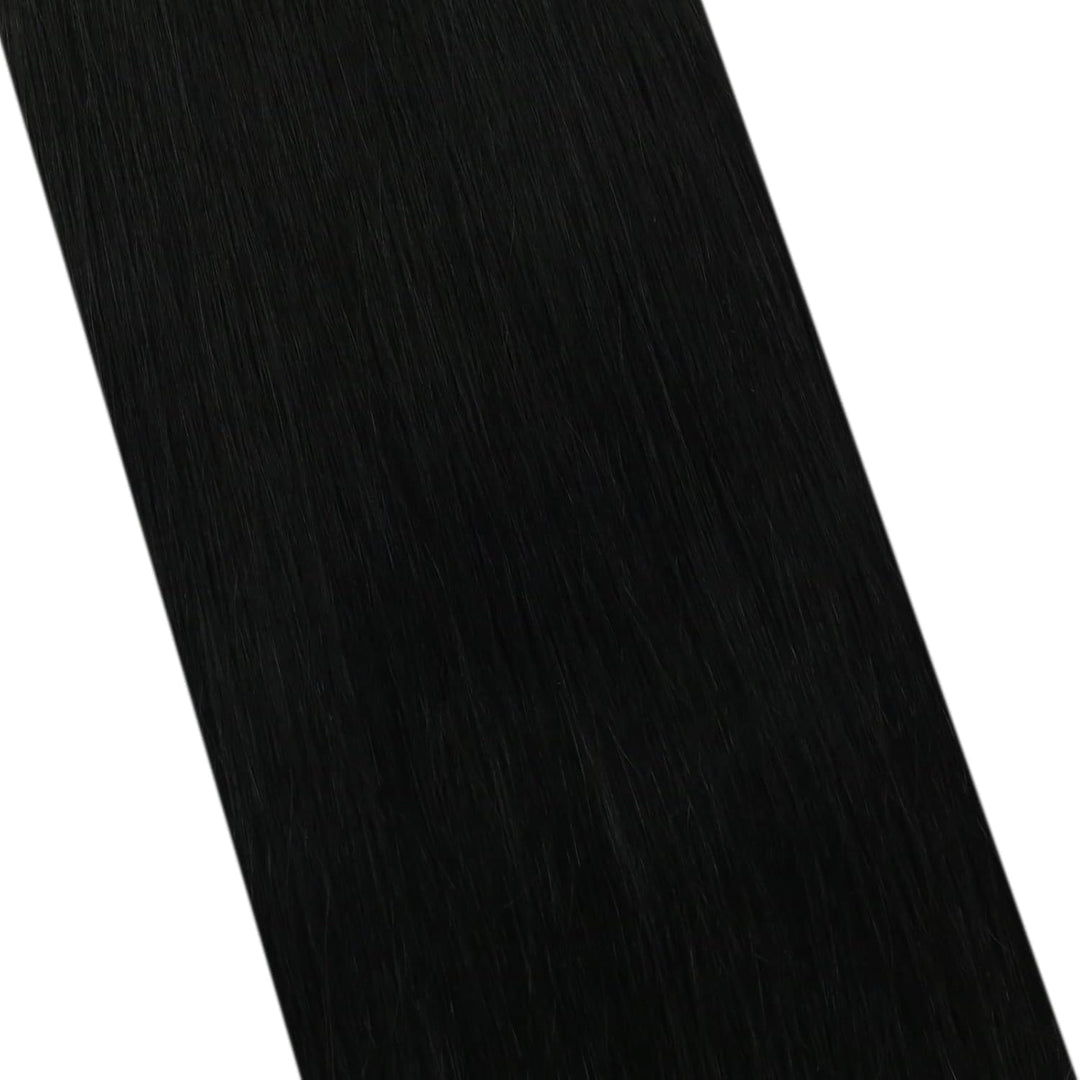 Ugeat Echthaar Remy Flat Tip Bondings Strahnen 1G/S Keratin Glue in Stick Tips 50Gramm/Set 40cm Haar