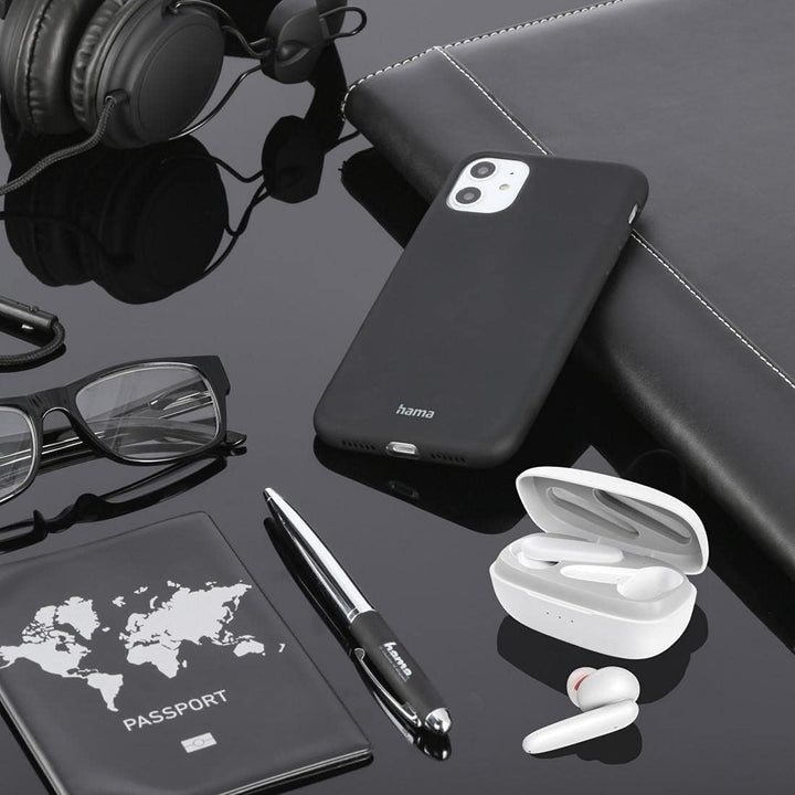 Hama Bluetooth Kopfhörer In Ear (kabellose Kopfhörer mit Ladestation 4x nachladbar für 20h Musik, Tr