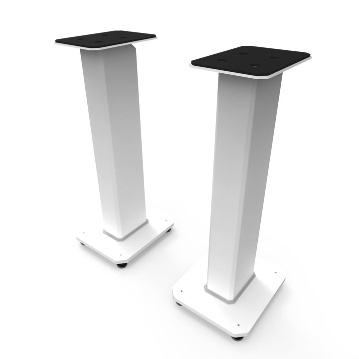 Kanto SX26W Universal Fillable Speaker Floor Stands for Bookshelf Speakers | 26" Tall | Dedicated Ca