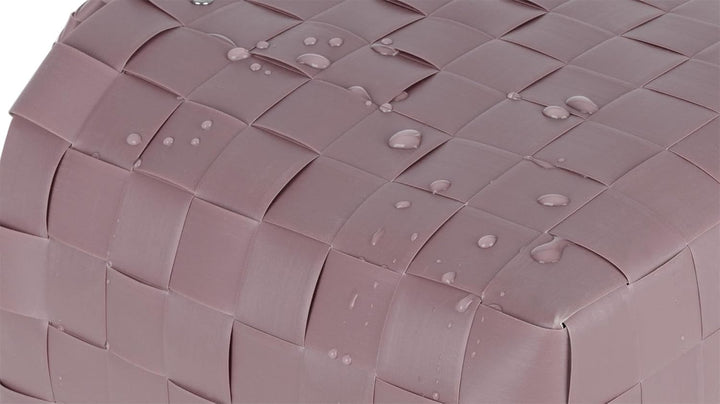 Einkaufstasche geflochten mit Henkeln - Tragetasche extra robust Farbe Dusty Pink Dusty Pink Onesize