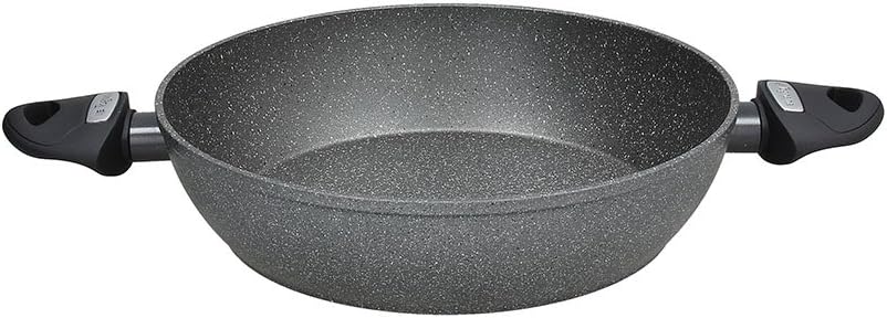 Tognana wi7583tamnf Pfanne 2 Griffe Mythos, Aluminium, Grau Marble