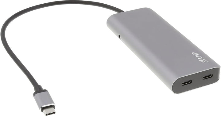 LMP Hub USB-A (4) und LMP (3) Hub mit 7 Ports Ladefunktion (BC1.2) externes Netzteil (36W) Spacegrau