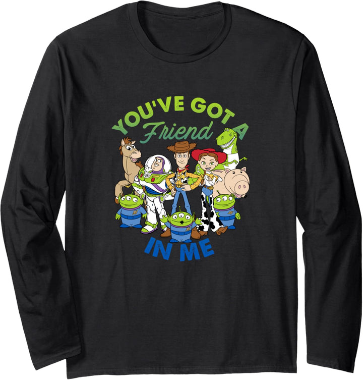 Disney Pixar Toy Story Cartoon Group Shot Langarmshirt
