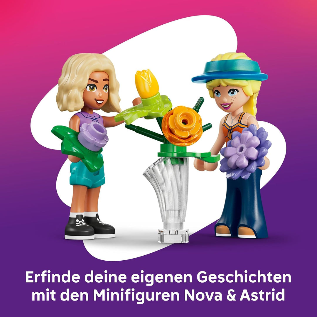 LEGO Friends Kreativer Blumenladen - Miniatur Spielset mit Kunstblumen, Vasen & Blumensträussen, 2 M