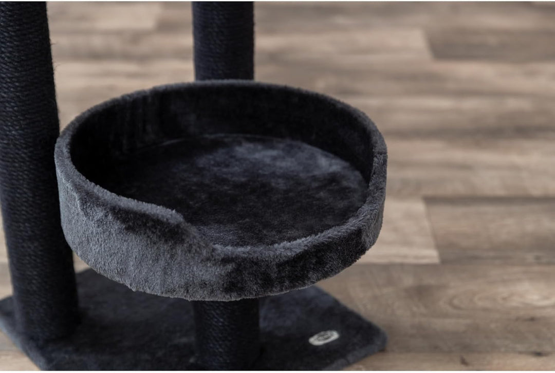 Trixie 44567 Kratzbaum Isaba, 62 cm, schwarz/weiss Kratzbaum Isaba schwarz / weiss, Kratzbaum Isaba