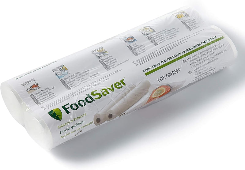 FoodSaver VS0100X Kompaktes Vakuumiergerät für Lebensmittel mit Handheld-Vakuumierer | 3 Rollen & 4 