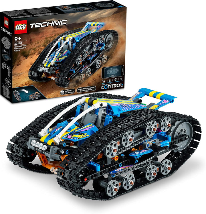 LEGO 42140 Technic App-gesteuertes Transformationsfahrzeug, ferngesteuerte Autos für Kinder, RC Offr
