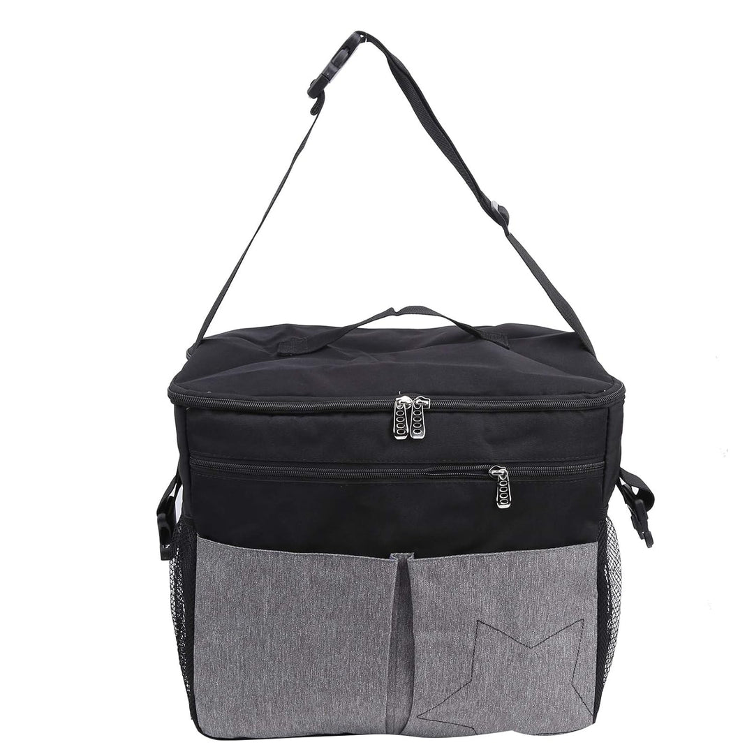 Mumie Messenger Wickeltasche, Kinderwagen mit grosser Kapazität Hanging Organizer Tragbare Reise Fra