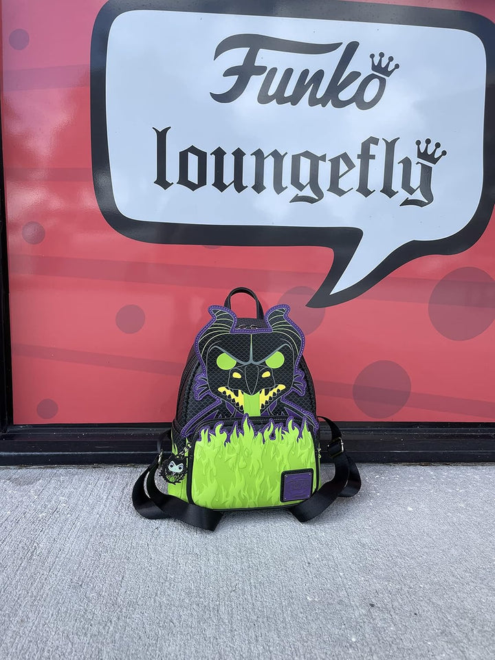 Pop by Loungefly Disney Maleficent Dragon Cosplay Rucksack, schwarz, Mini, Loungefly Mini Rucksack