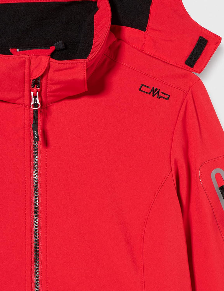 CMP Damen Windproof And Waterproof Softshell Jacket Wp 7.000 Jacke D34 Ferrari-Nero, D34 Ferrari-Ner