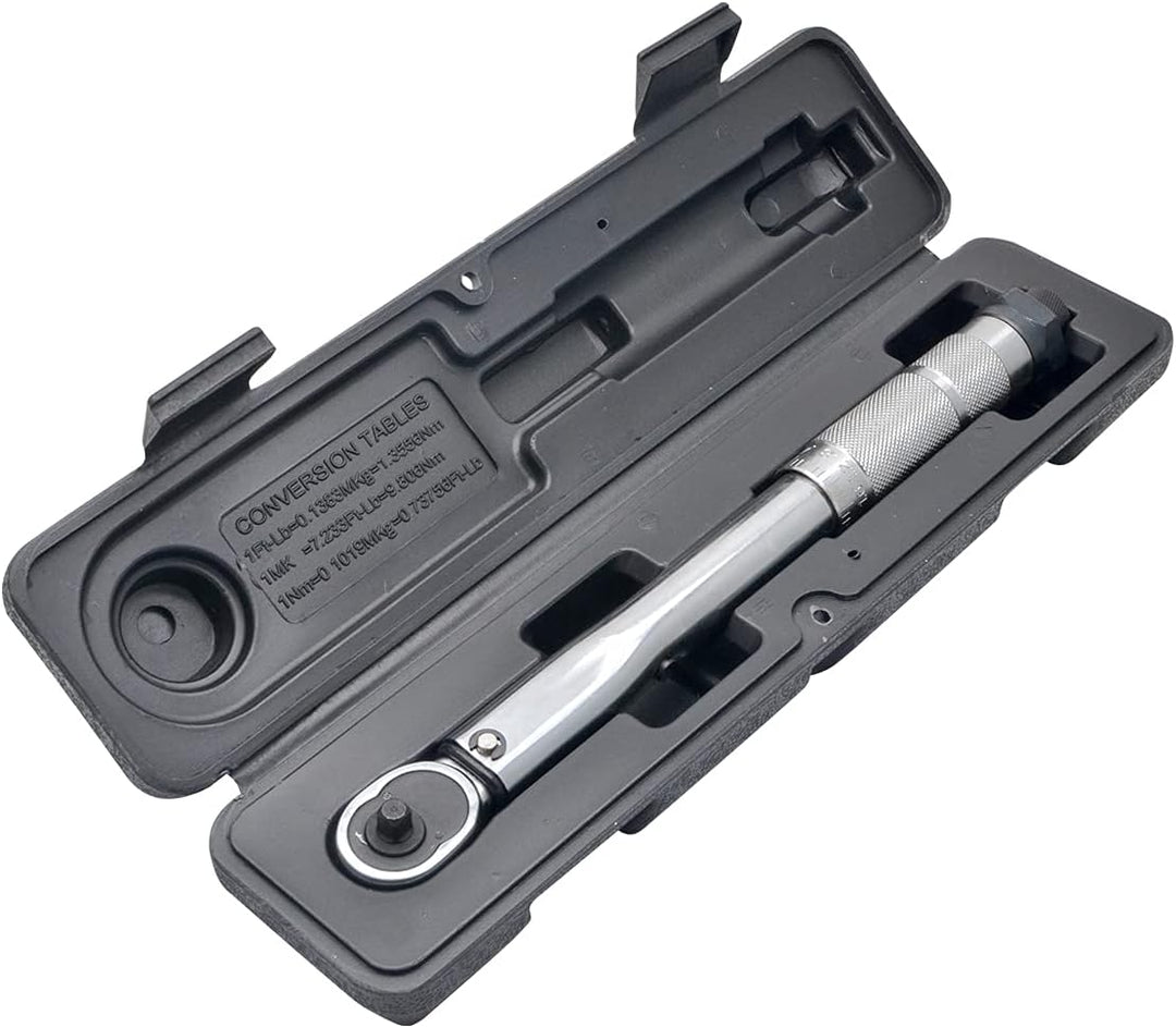 Riloer 1/4 '' AdjDEtable Torque Wrench Drive Spanner 5-25NM für die Reparatur von Fahrradmotorrädern