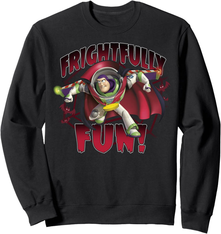 Disney Pixar Toy Story Buzz Frightfully Fun Halloween Sweatshirt