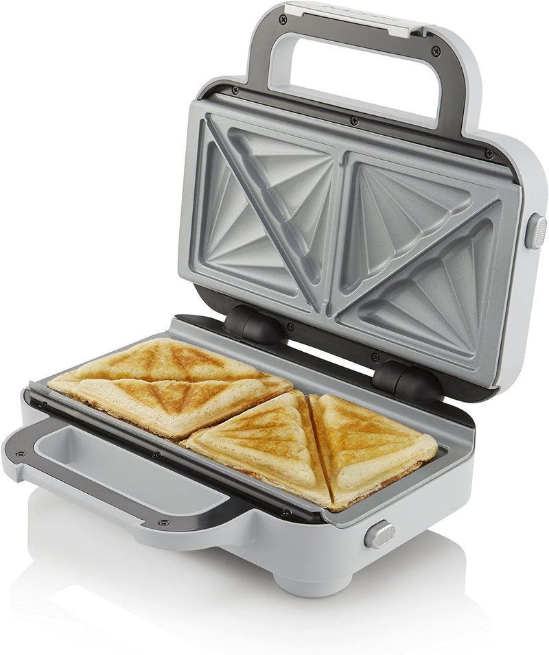 Breville DuraCeramic Sandwichmaker mit tiefen Platten | Sandwichtoaster für 2 Scheiben mit variabler