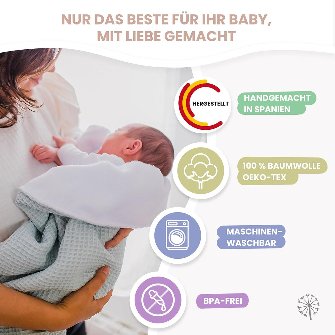 MIMUSELINA Pack Neugeborenen Geschenk | Baby Geschenk Mädchen oder Junge | Babygeschenke zur Geburt