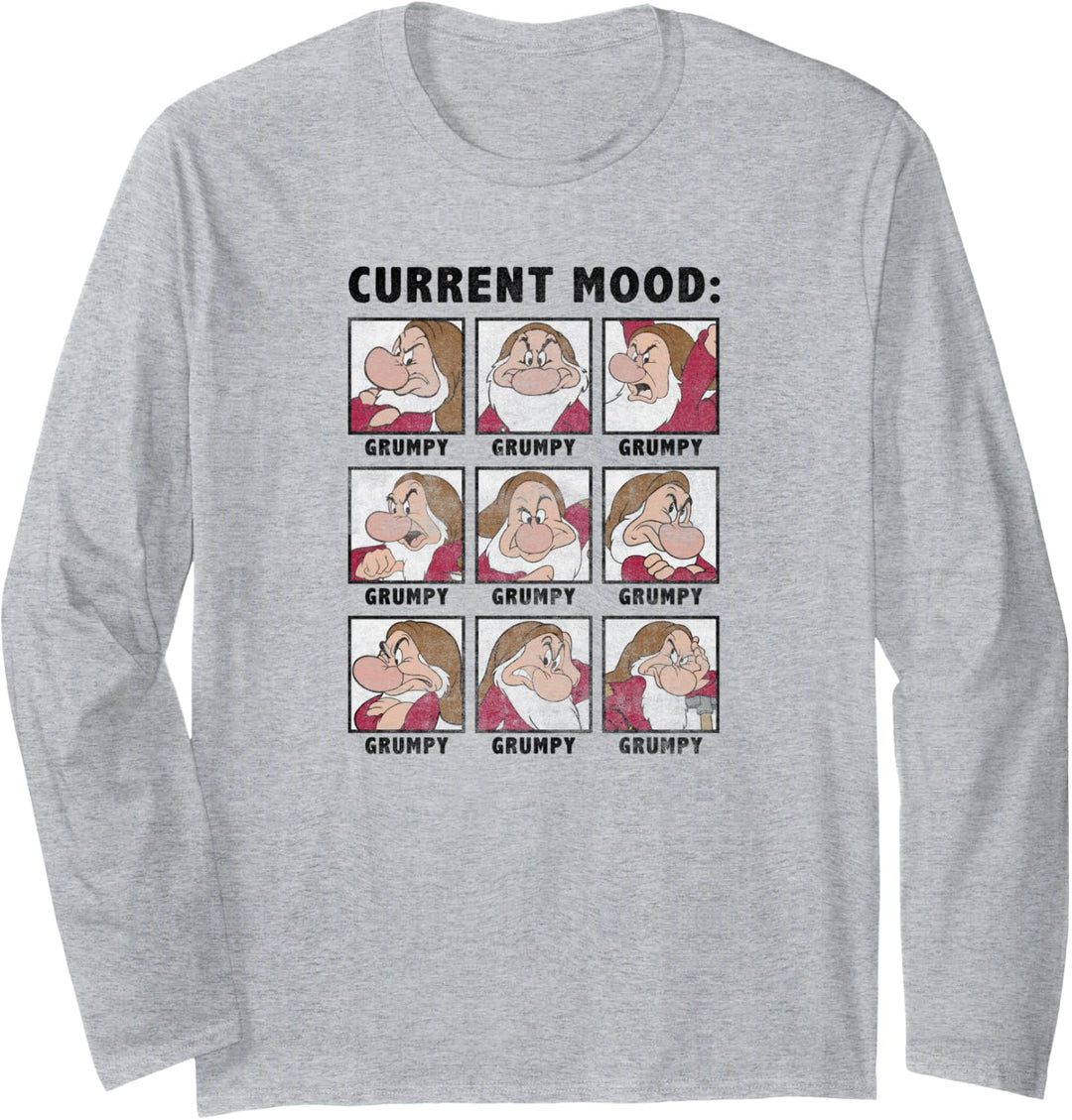 Disney Schneewittchen und die sieben Zwerge, Grumpy Current Mood Langarmshirt