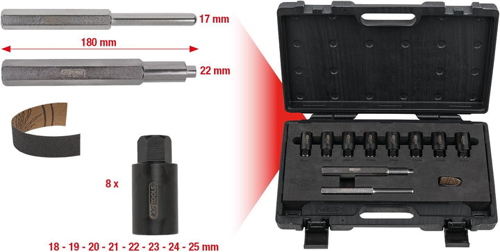KS Tools 913.1480 Radsicherungs-Demontageset, 10-tlg.