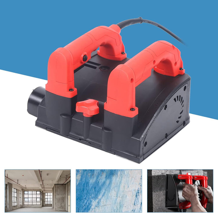 1200W Elektrischer Wandhobel 3000 U/min Renovierungsfräsmaschine Spachtelputzschleifer Elektrohobel