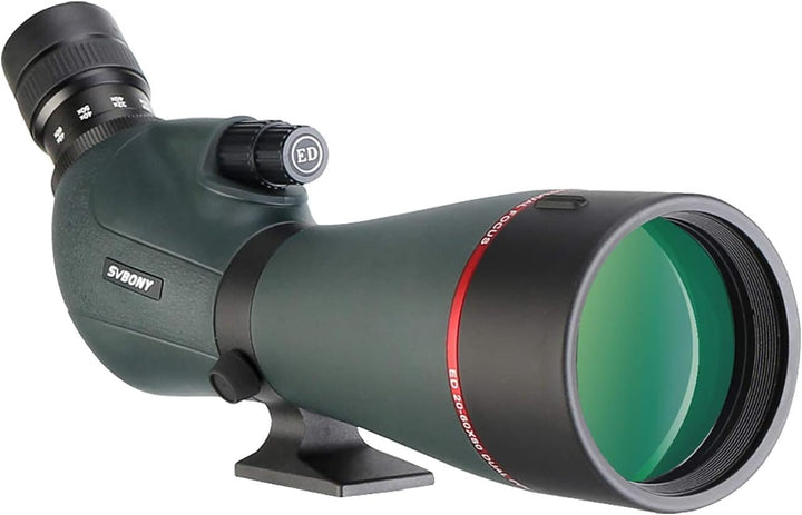 Svbony SV406P ED Spektive, 20–60x80mm, 1,25 Zoll Zoom-Spektive mit Dual Focus FMC BAK4, Spektiv für