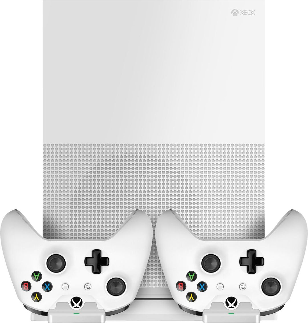 Xbox One S - Base Stand inkl. USB-Hub, Ladestation für 2 Controller und 2 Akkus